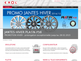 erol.fr website preview