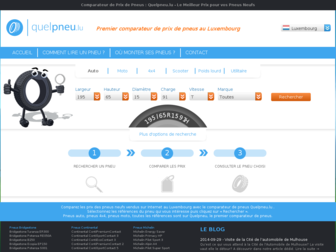 quelpneu.lu website preview