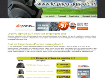 le-pneu-agricole.fr website preview