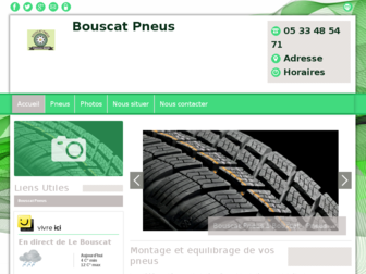 bouscat-pneus.fr website preview