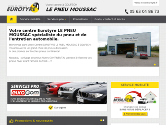 golfech-pneus.eurotyre.fr website preview