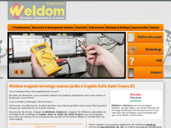 weldom-clairence.com website preview