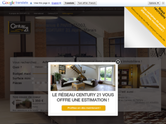 century21alphamarais.com website preview