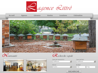 agence-littre.com website preview