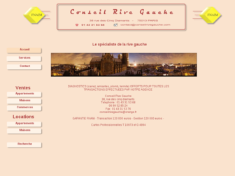 conseilrivegauche.com website preview