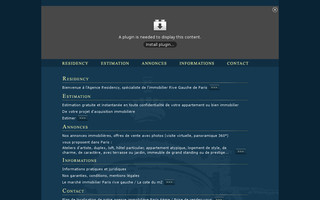 residency.fr website preview