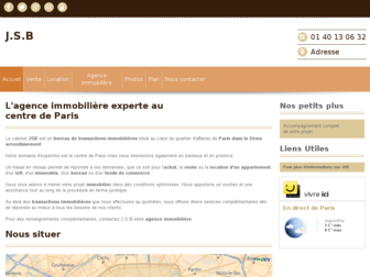 jsbimmo.fr website preview