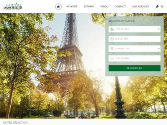 capitale-immobilier.com website preview