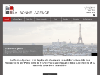 la-bonne-agence.com website preview