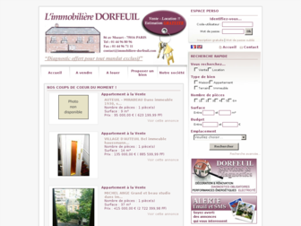 immobiliere-dorfeuil.com website preview