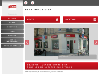 beny-immobilier-paris.fr website preview