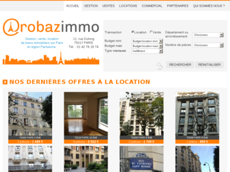 arobazimmo.com website preview