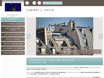 cabinet-sotto.com website preview