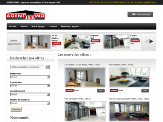 agentissimo.fr website preview