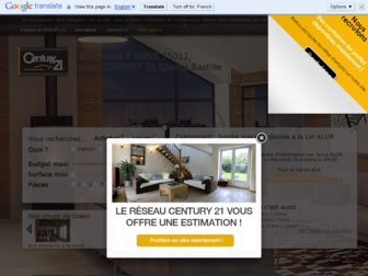 century21-chorus-bastille.com website preview