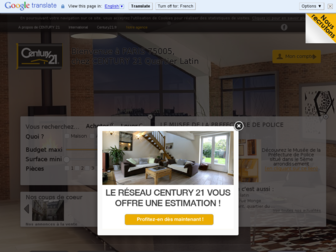 century21quartierlatin.com website preview