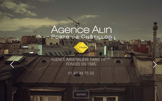 agence-alin.com website preview