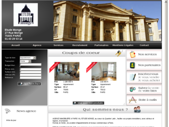 etude-monge.com website preview