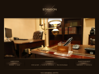 stansonimmobilier.com website preview