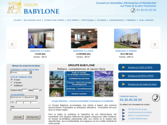 groupebabylone.fr website preview