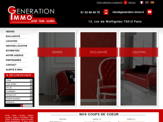 generation-immo.fr website preview