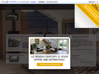 century21-quai-ouest-paris-15.com website preview