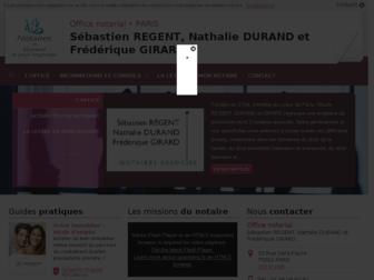 notaires-regent-durand-girard.notaires.fr website preview