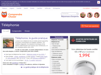 telephonie.comprendrechoisir.com website preview