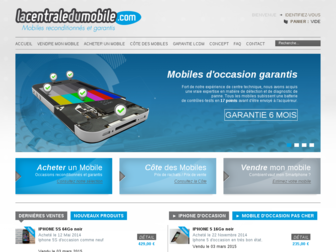 lacentraledumobile.com website preview