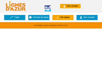 mob.lignesdazur.com website preview