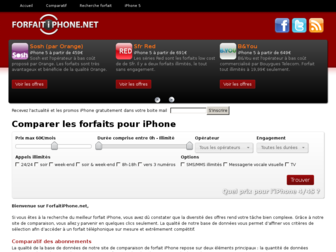 forfaitiphone.net website preview