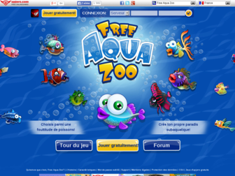 freeaquazoo.fr website preview