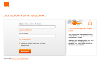 accueil.webmail.orange.fr website preview