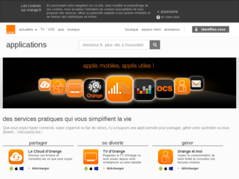 applications.orange.fr website preview