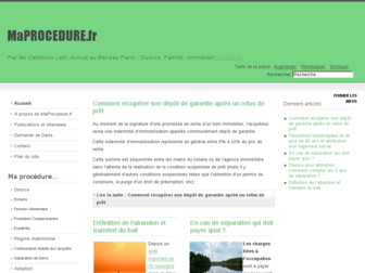 maprocedure.fr website preview