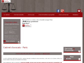 lafrance-berthie-avocat-paris.fr website preview