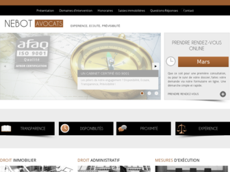 nebot-avocats.fr website preview