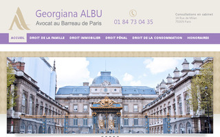 avocat-paris-albu.fr website preview