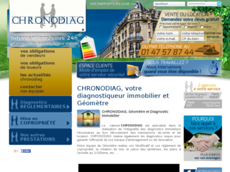chronodiag.fr website preview