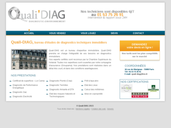 quali-diag.fr website preview