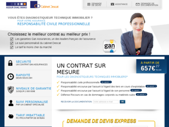 assur-diag.fr website preview