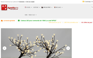 apetitprix.fr website preview