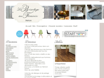 lebricolageaufeminin.com website preview