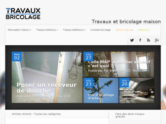 travauxbricolage.fr website preview