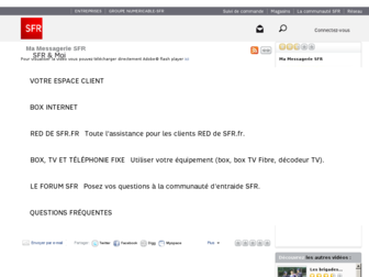 videos.sfr.fr website preview