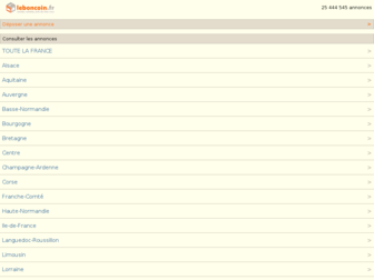 mobile.leboncoin.fr website preview