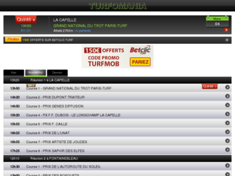 m.turfomania.fr website preview
