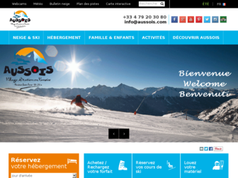 aussois.com website preview