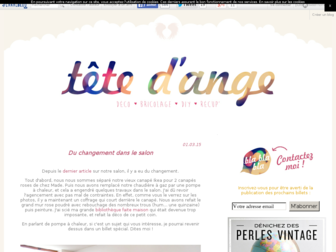 tetedange.canalblog.com website preview
