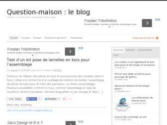 blog-bricolage.question-maison.net website preview